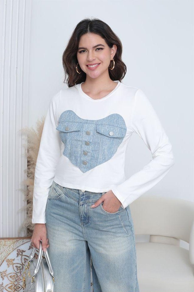 Blusa DS1064 Manga Larga: imagen 2