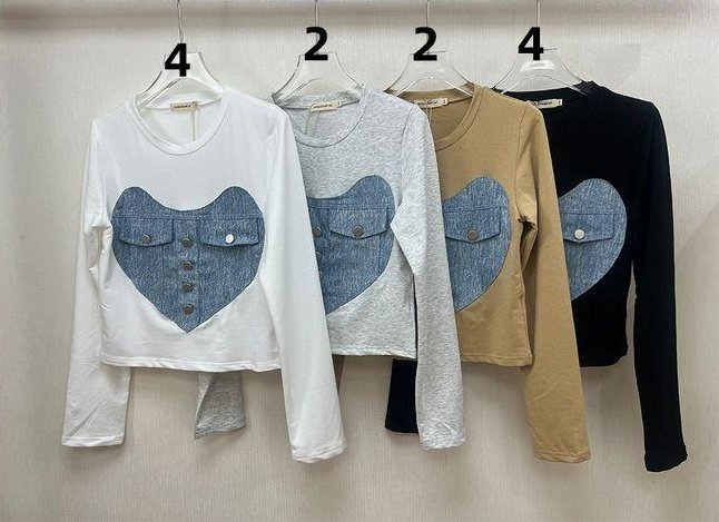 Blusa DS1064 Manga Larga: imagen 3