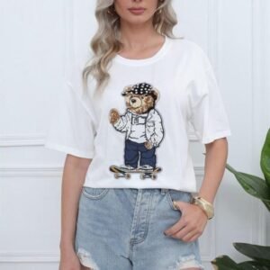 Blusa DS3016 Manga Corta, Estampada: imagen 2