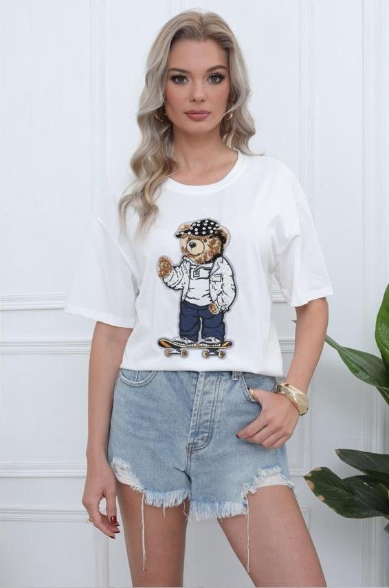 Blusa DS3016 Manga Corta, Estampada