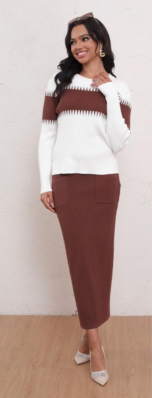 Vestido DT3049 Duotono