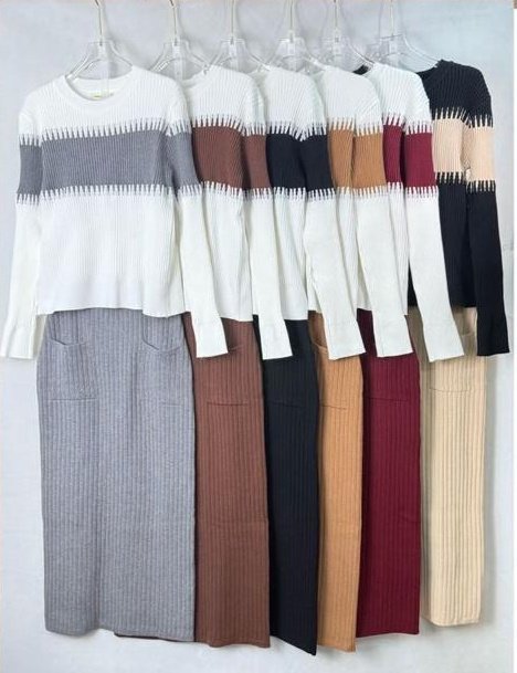 Vestido DT3049 Duotono