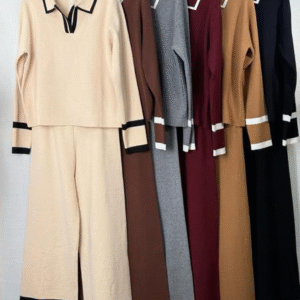 Conjunto DT3095 Pantalón y Suéter Crochet: imagen 3