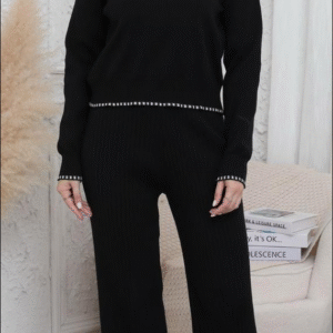 Conjunto DT3919 Pantalón y Suéter Crochet: imagen 1